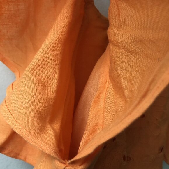 Zara Embroidered Eyelet Crop Top - Picture 5 of 7